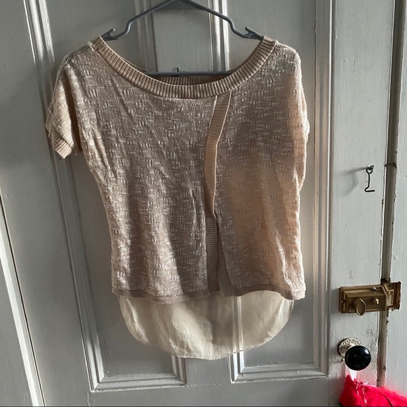 Tan High-Low Top - Picture 5 of 6